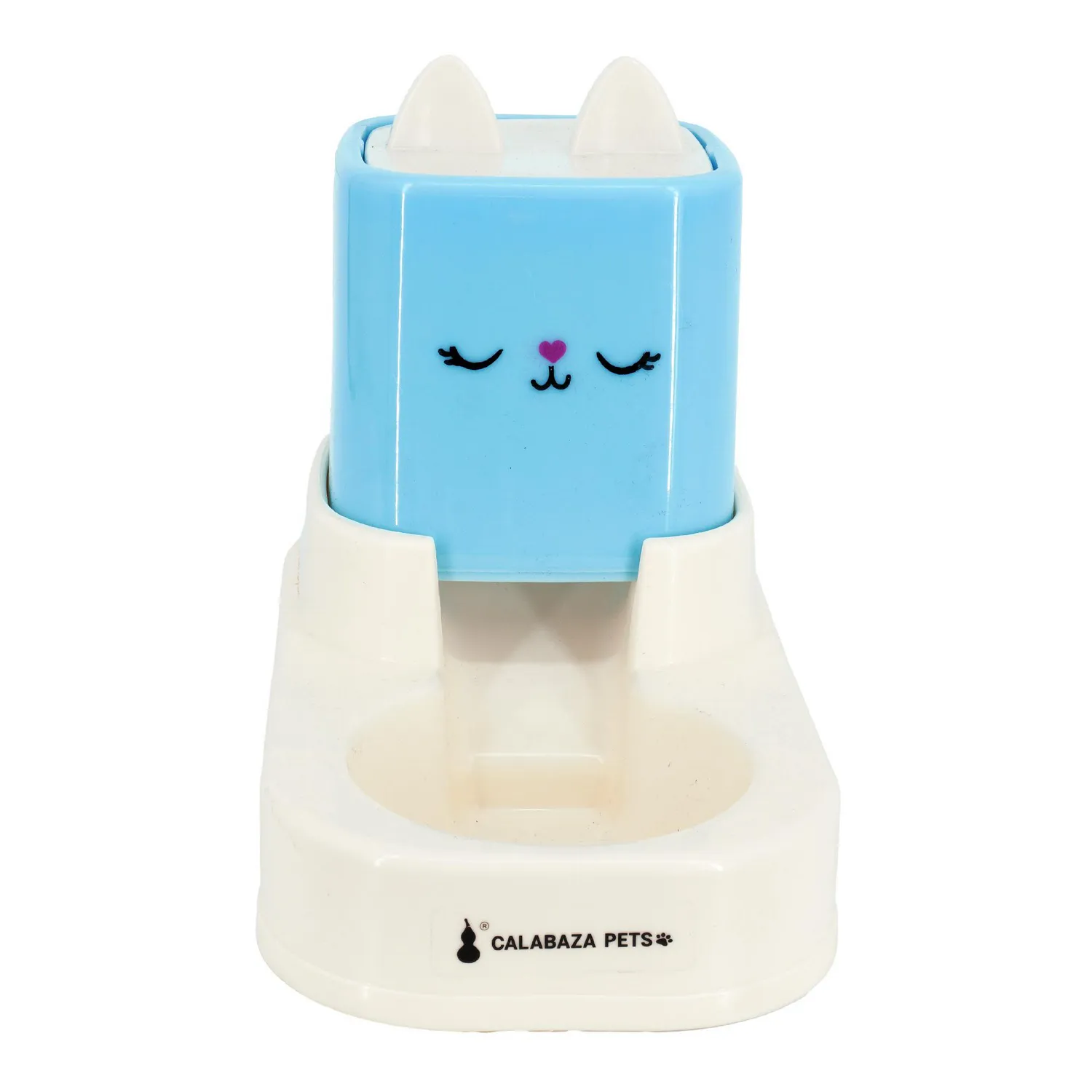 Set Comedero Y Bebedero Para Gato Cute Cat 29x16.5x23cm Calabaza Pets