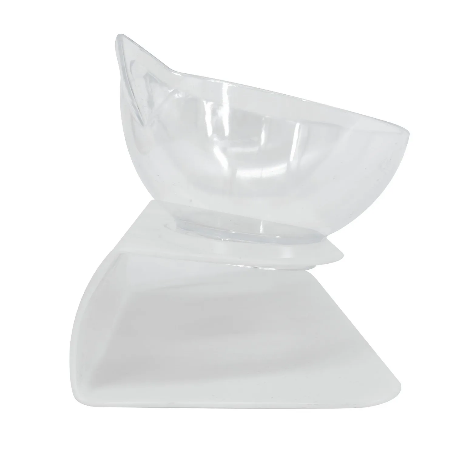 Comedero Y Bebedero Con Diseño De Cara De Gato 28.5 X 16cm Calabaza Pets 3