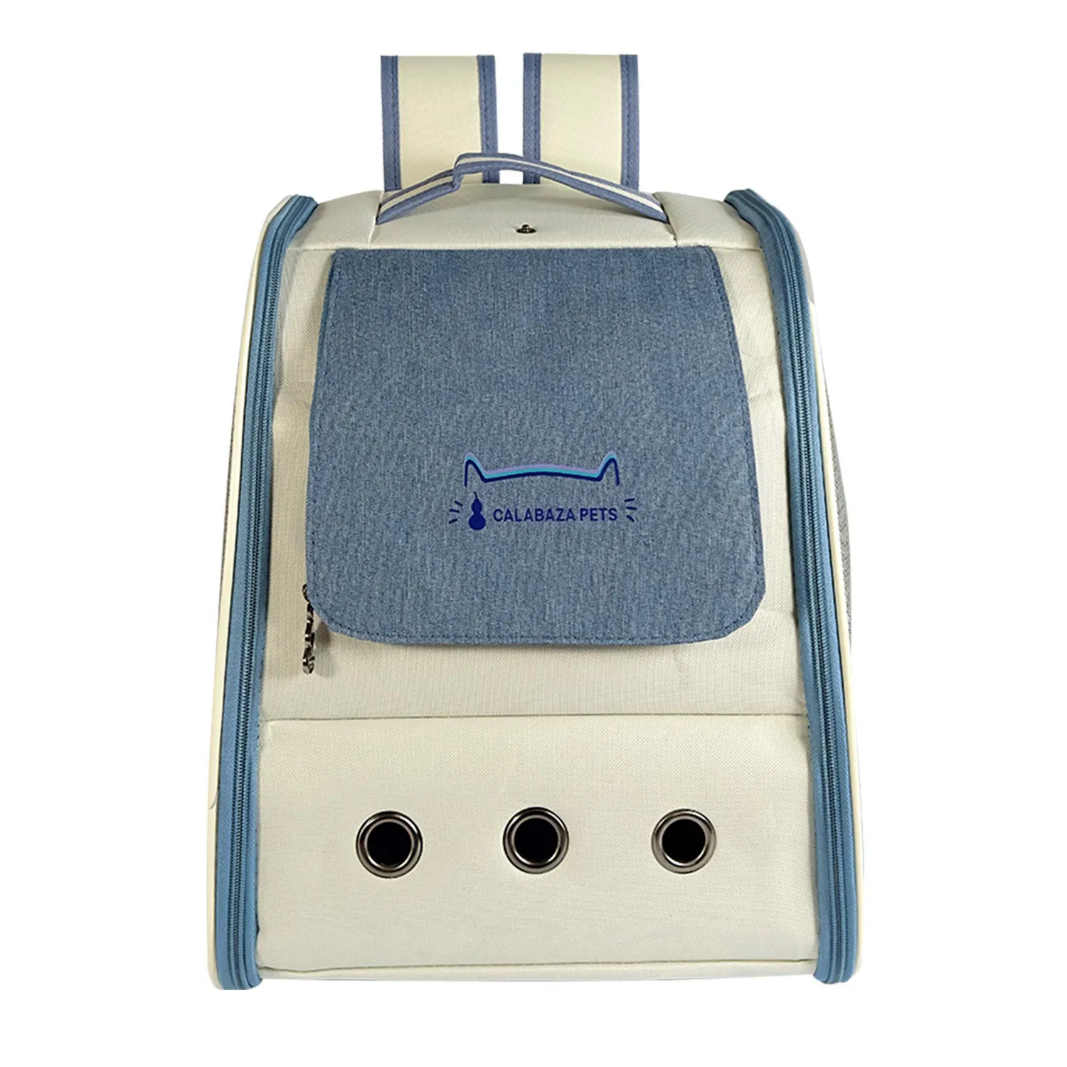 Morral Para Gato Lona Hello Cat 38 X 32 X 28cm Calabaza Pets