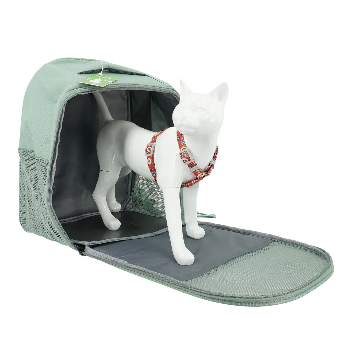 Morral Para Gato Diseño Escolar 39 X 32 X 25cm Calabaza Pets 6
