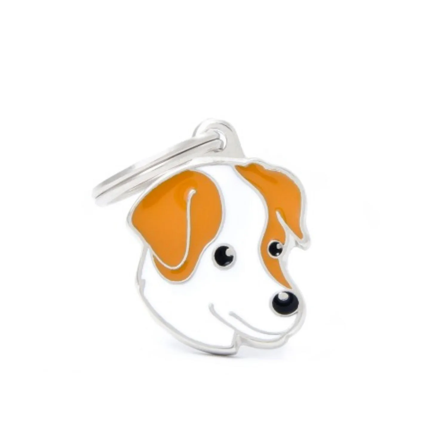 Placa Ident Jack Russell Blanco/Marron Friends