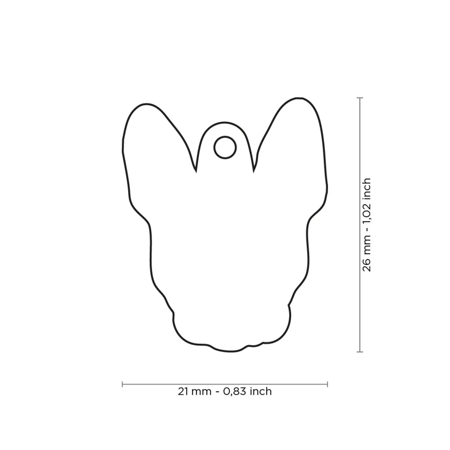 Placa Ident Boston Terrier Friends 3
