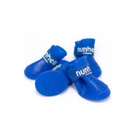 Botas zapatos lluvia para perro talla m nunbell color azul