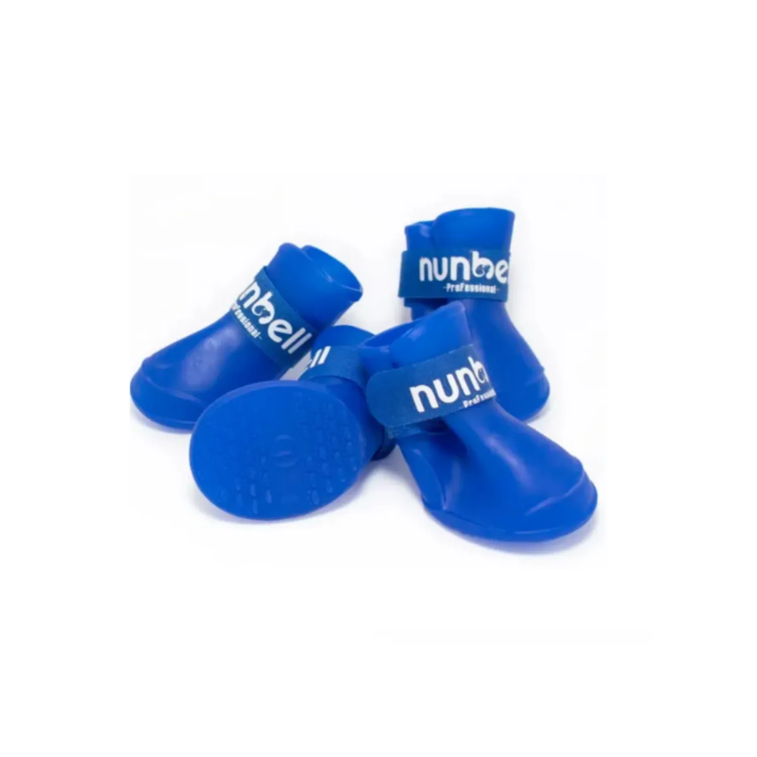 Botas zapatos lluvia para perro talla m nunbell color azul