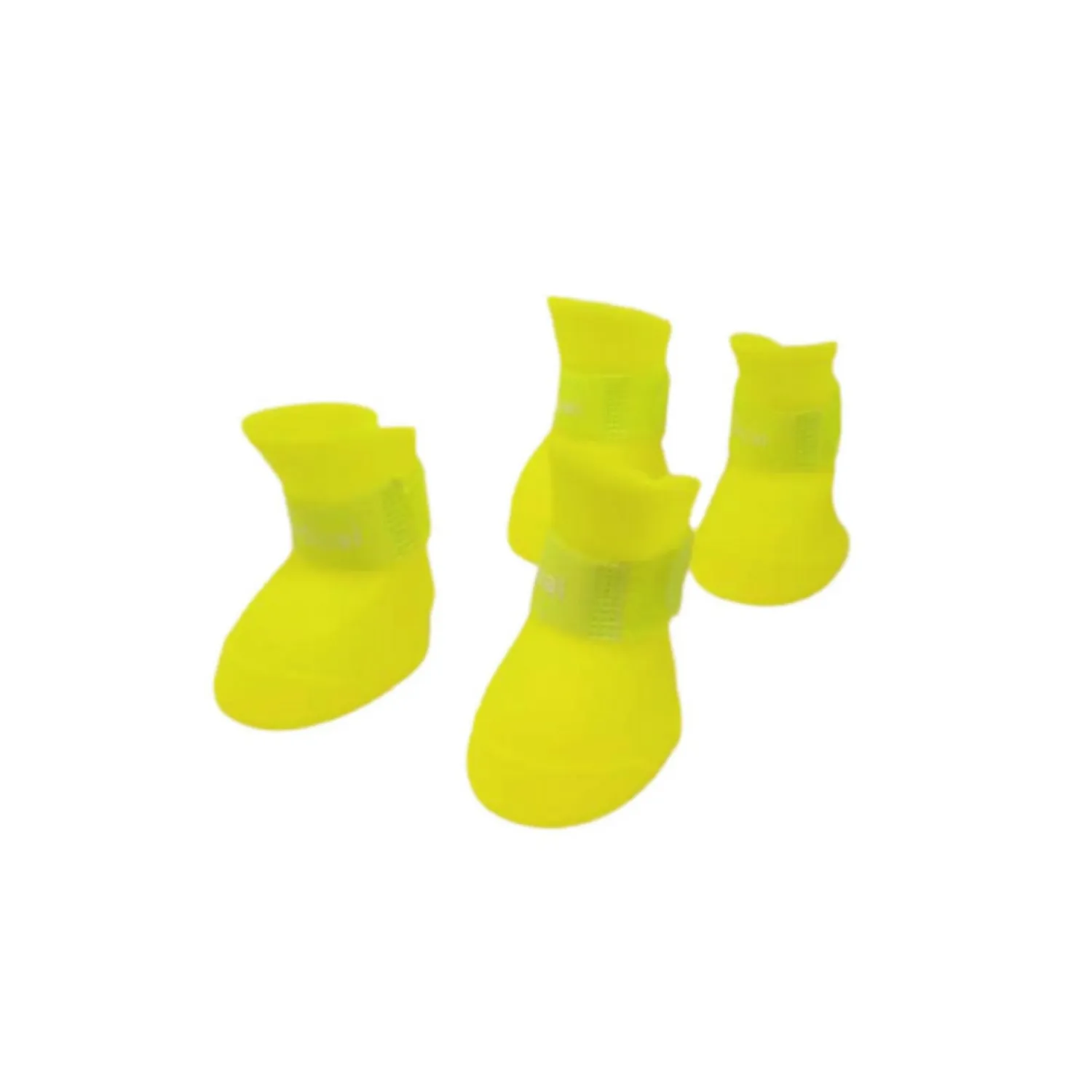 Botas zapatos lluvia para perro talla s nunbell color amarillo