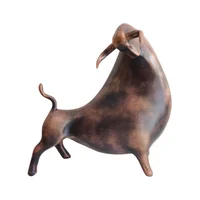 Toro Lidia Bronce 24 x 22cm Resina