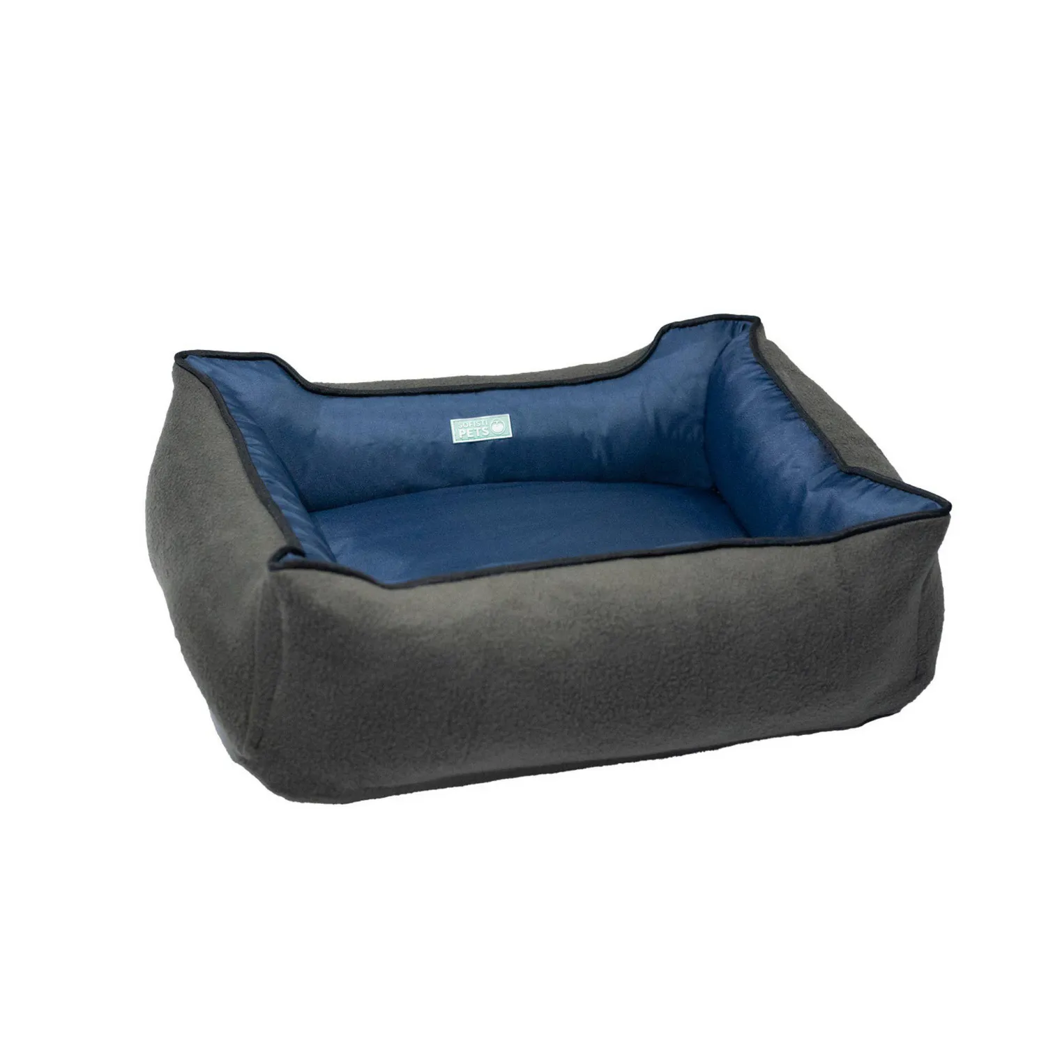 Cama Perro Doble Faz 55x45x15cm Peq Azul