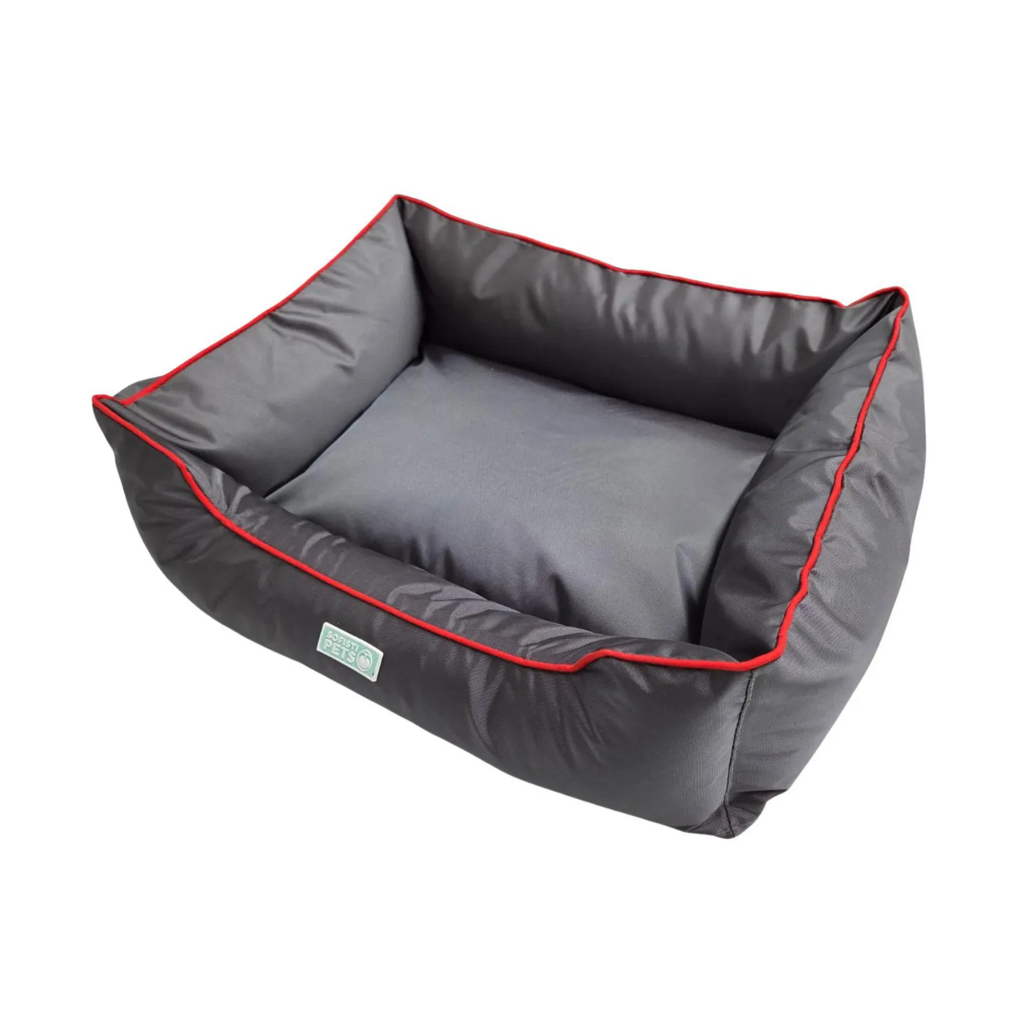 Cama Perro Impermeable 55x45x15cm Peq Gris