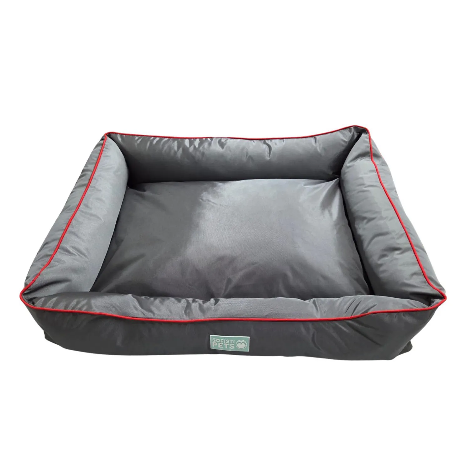 Cama Perro Impermeable 95x75x20cm Grande Gris