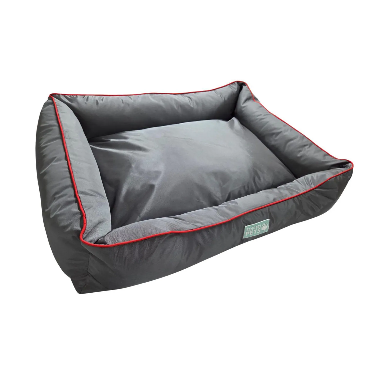 Cama Perro Impermeable 95x75x20cm Grande Gris