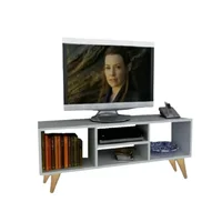 Mesa para TV 130X50X30Cm Blanco
