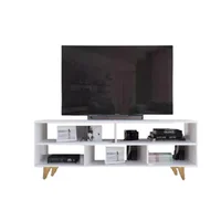 Mesa para TV 130X65X30Cm Blanco