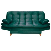 Sofá Cama Magic 180x120x40 Verde 3 Puestos