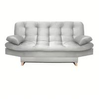 Sofá Cama Magic 180x120x40 Gris Plata 3 Puestos