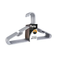 Ganchos para Ropa x 10 Unidades Color Gris Fuller Pinto