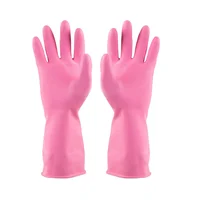 Par De Guantes Antideslizables Calibre 18 Talla L 9 Rosado