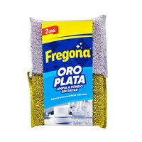 Esponja Oro Plata Fregona 18 Paquetes X 2 Unidades Cada Uno