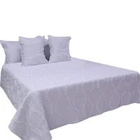 Tendido Password Ondas Fullqueen Doble Faz Blanco - Beige