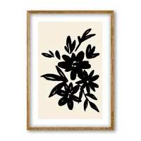 Cuadro Decorativo Artesanal Ramillete Intenso 30X30Cm Marco Madera