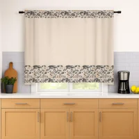 Cortina cocina 140x130 cm cenefa  coffee