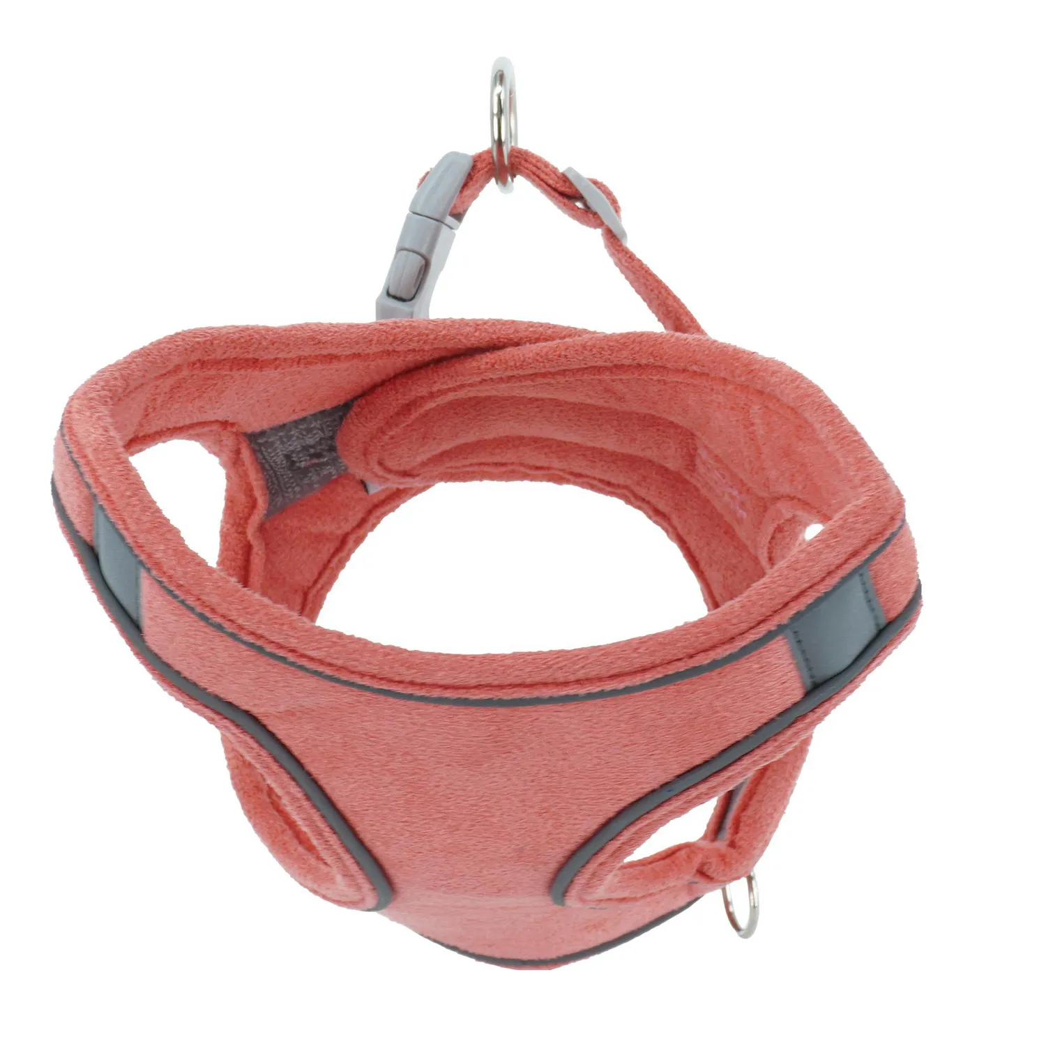 Trailla Arnés Para Perro Imitación Cuero Nobuck Talla M Calabaza Pets 5