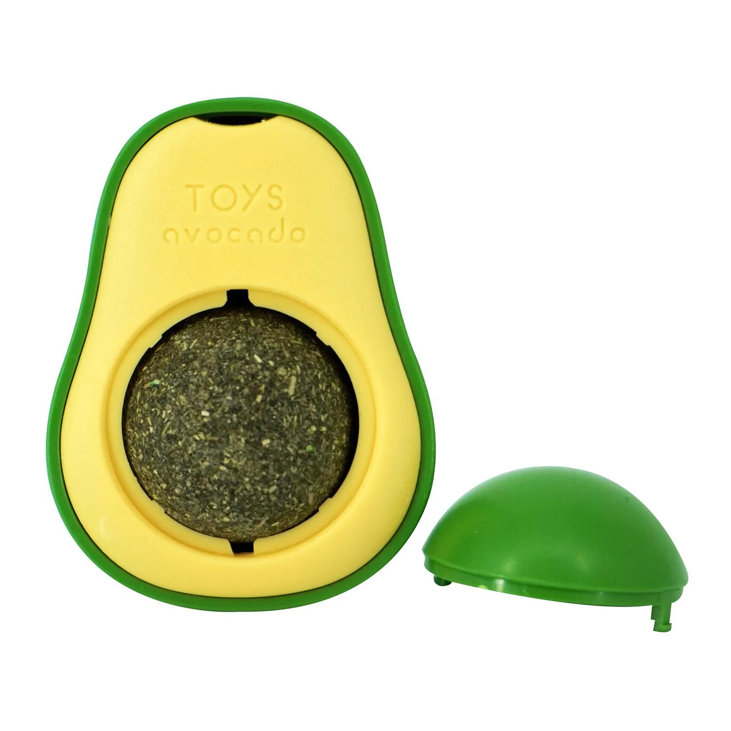 Juguete Para Gato Bola Catnip Diseño Aguacate 4x6cm Calabaza Pets