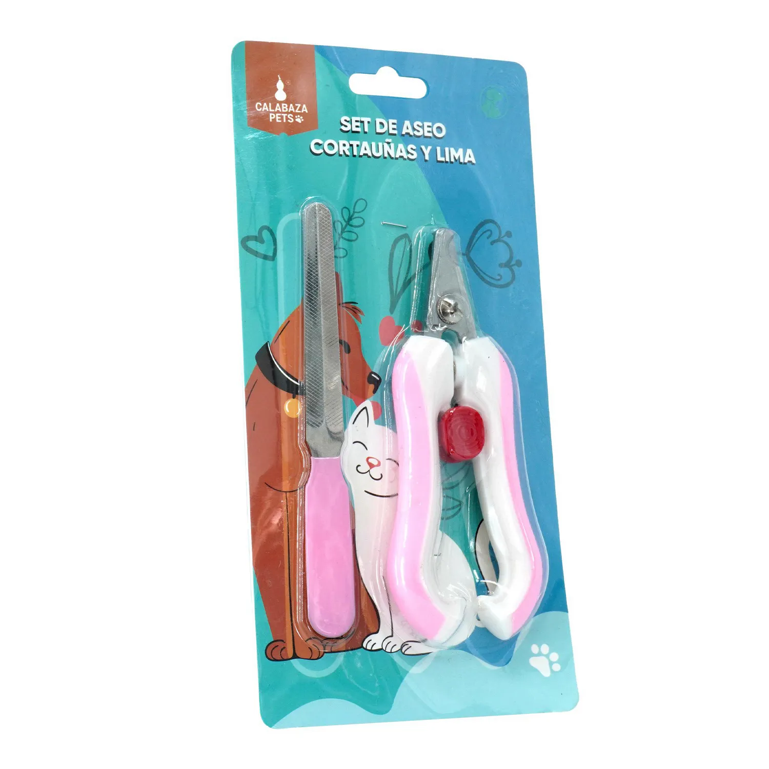 Corta Uñas Para Mascotas Con Lima Calabaza Pets 5