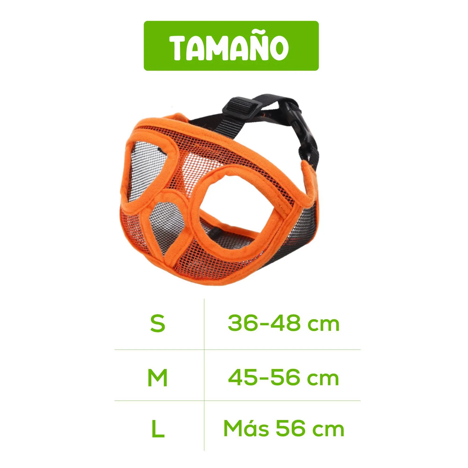 Bozal Para Perro Bulldog Talla S Calabaza Pets 5