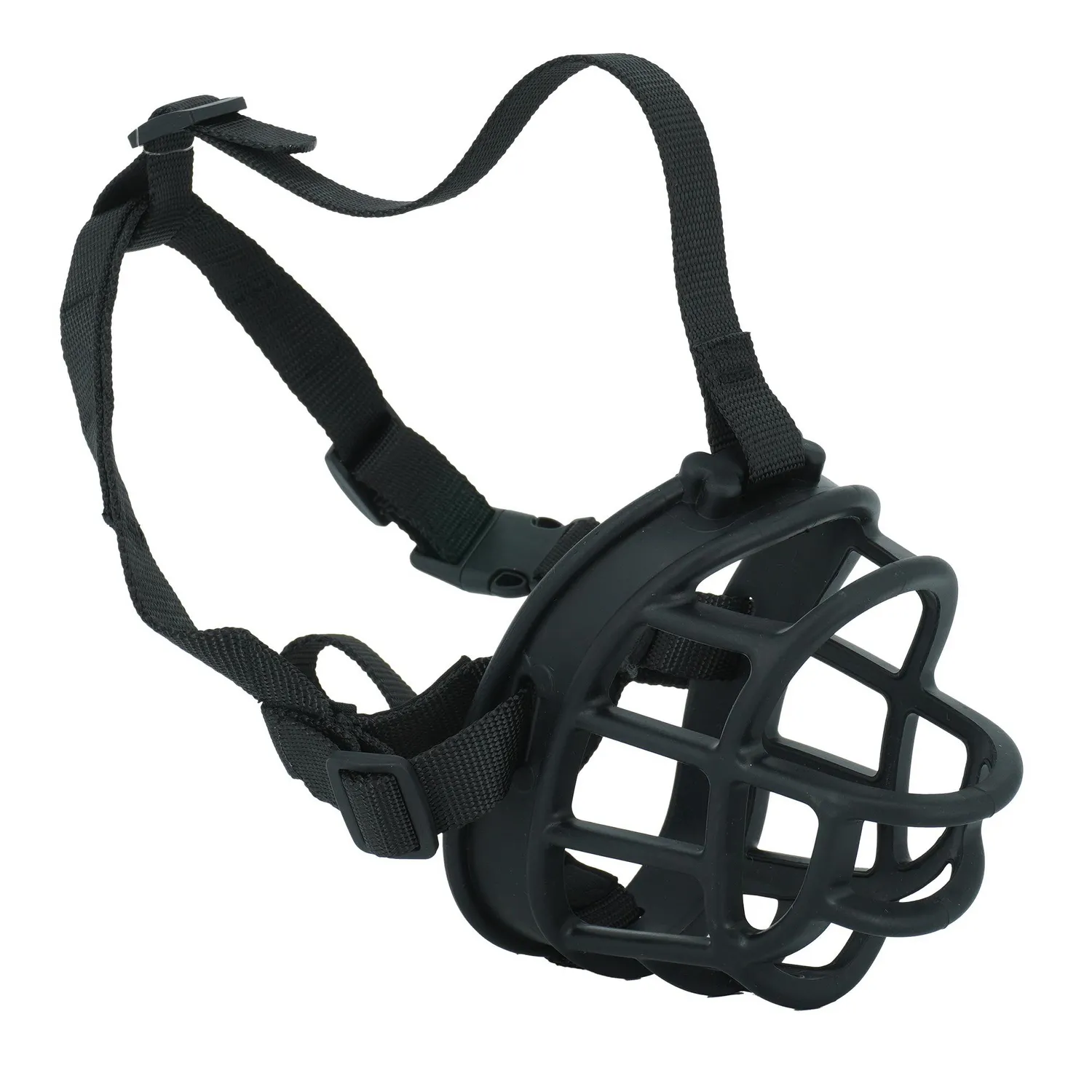 Bozal Para Perro Tipo Canastilla Nº 4 28cm En Plastico Calabaza Pets