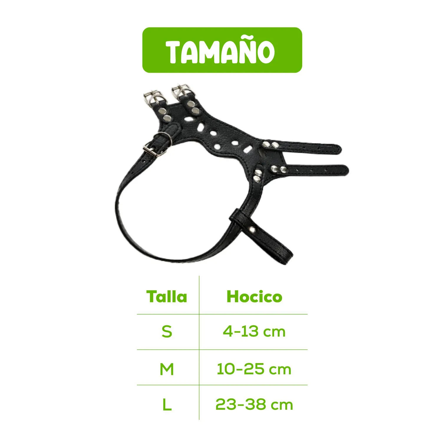 Bozal Para Perro Tipo Cuero Talla M Calabaza Pets 6