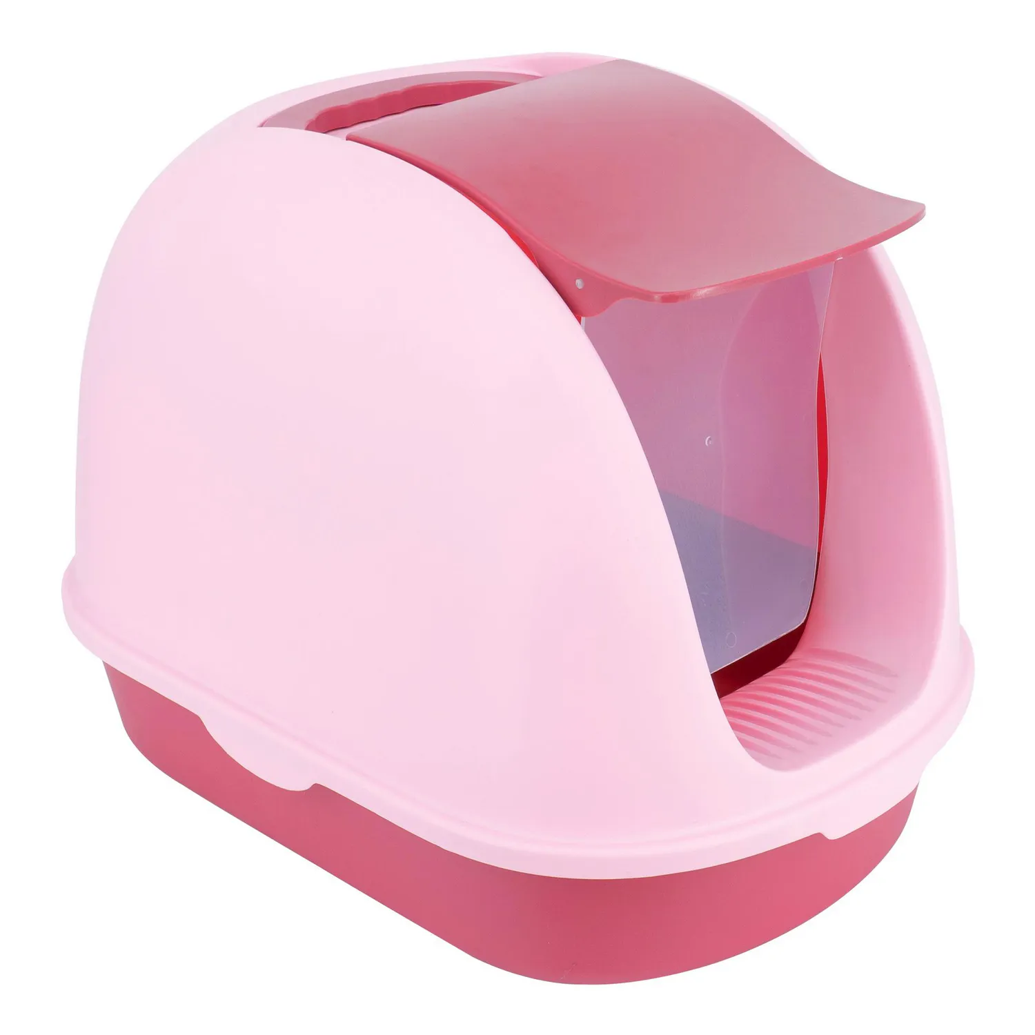Arenera Sanitaria Para Gato Plástica Abatible Premium Talla L Calabaza Pets