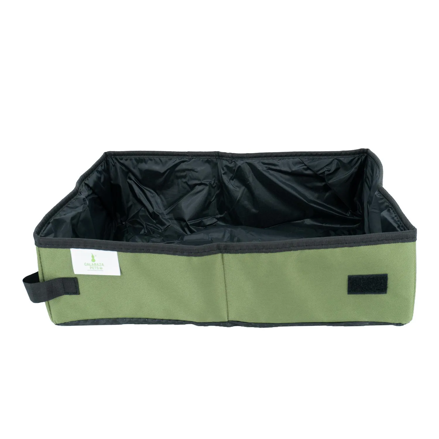 Arenera Para Gato Plegable Portable Talla L 50x40 X11cm Calabaza Pets