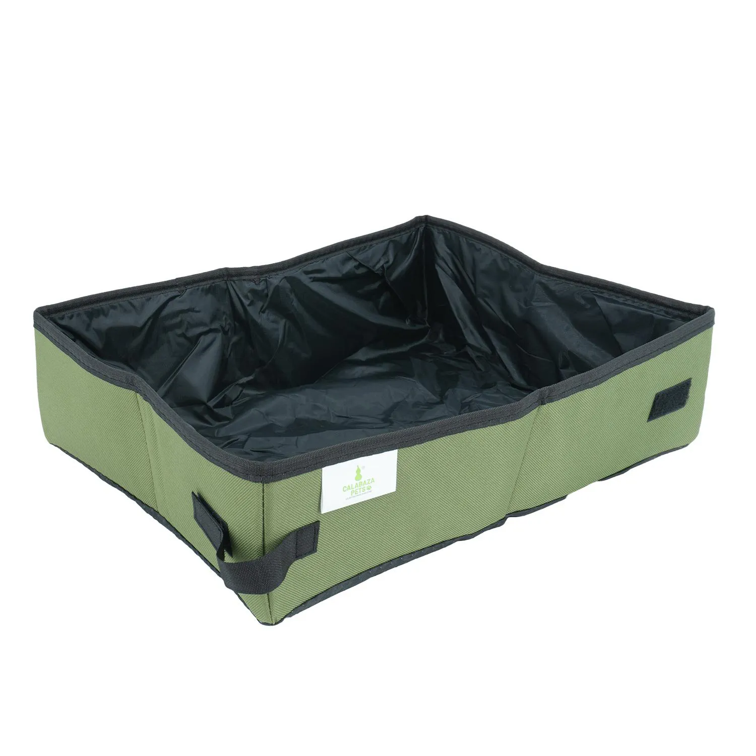 Arenera Para Gato Plegable Portable Talla L 50x40 X11cm Calabaza Pets
