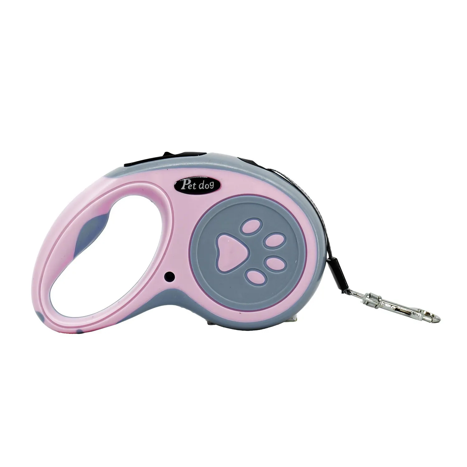 Trailla Para Perro Retractil Paw De 5 Metros Calabaza Pets