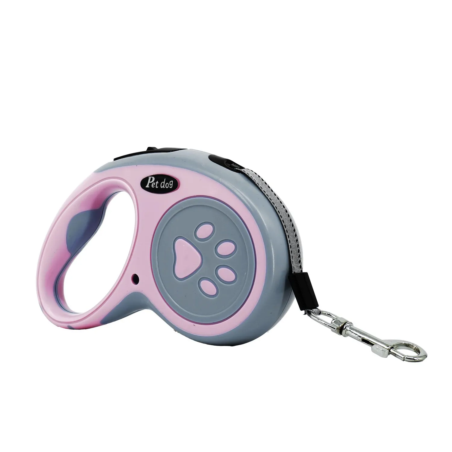 Trailla Para Perro Retractil Paw De 5 Metros Calabaza Pets