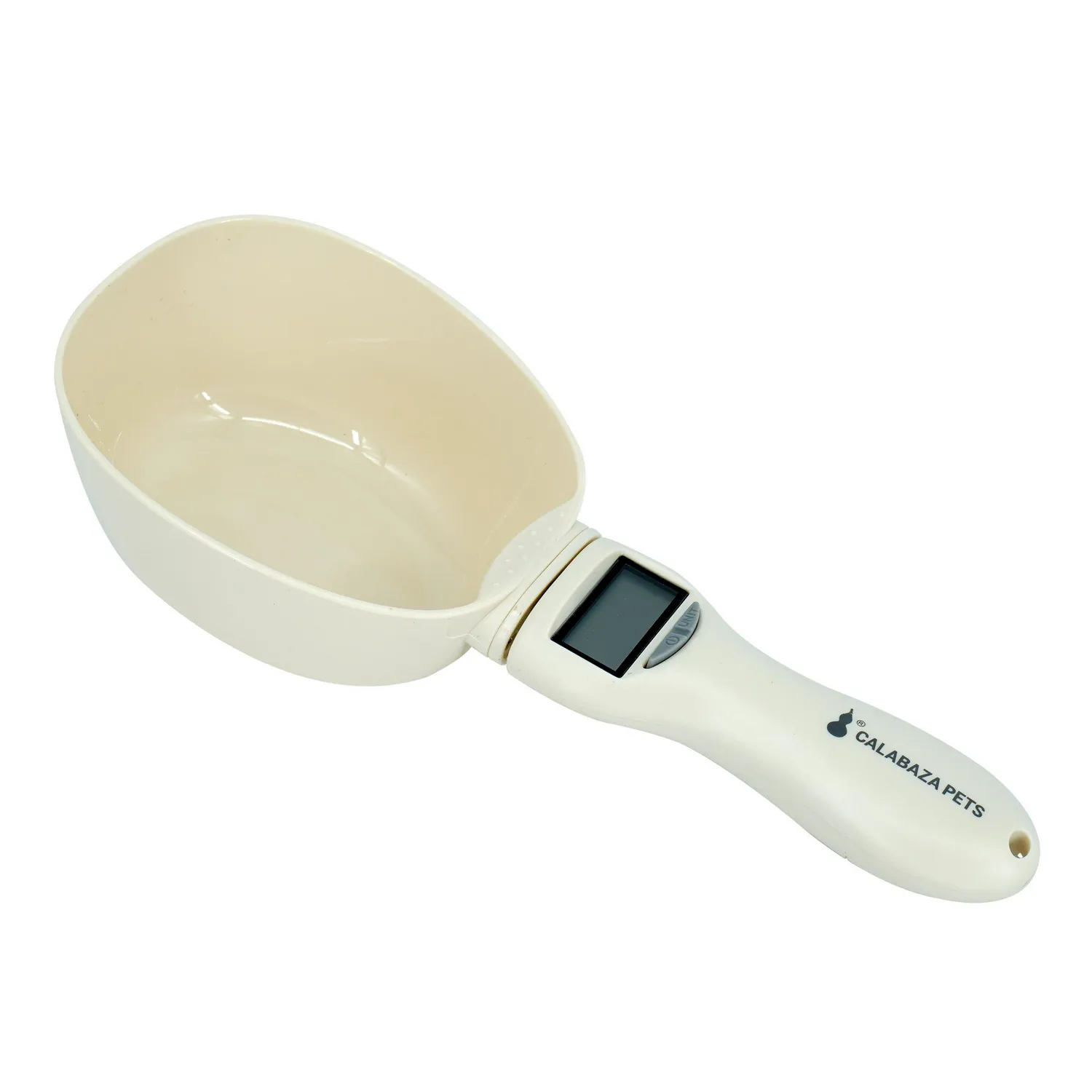Cuchara Electrónica Medidora De Alimento Para Mascotas Calabaza Pets