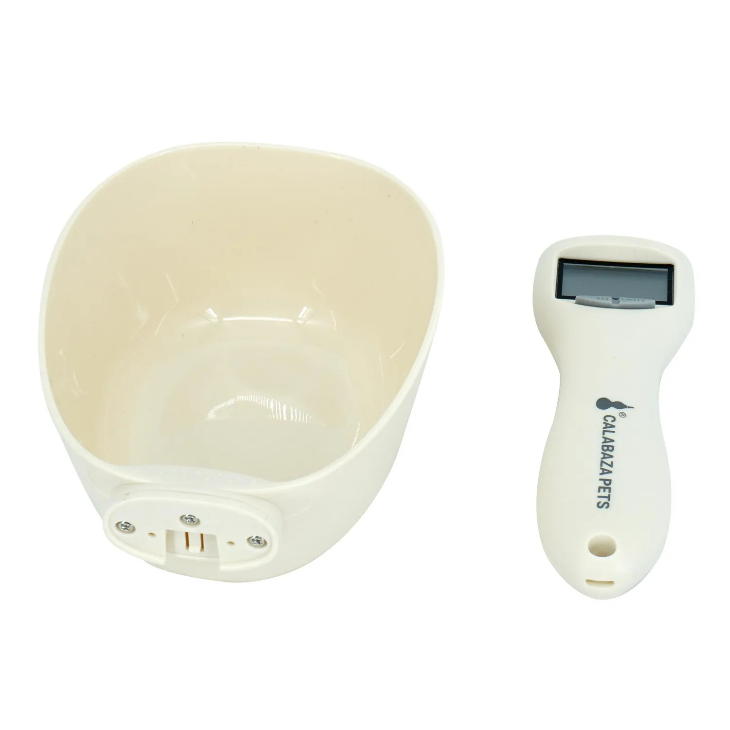 Cuchara Electrónica Medidora De Alimento Para Mascotas Calabaza Pets