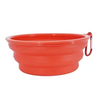 Comedero/Bebedero Para Perro Portable Con Gancho 13cm