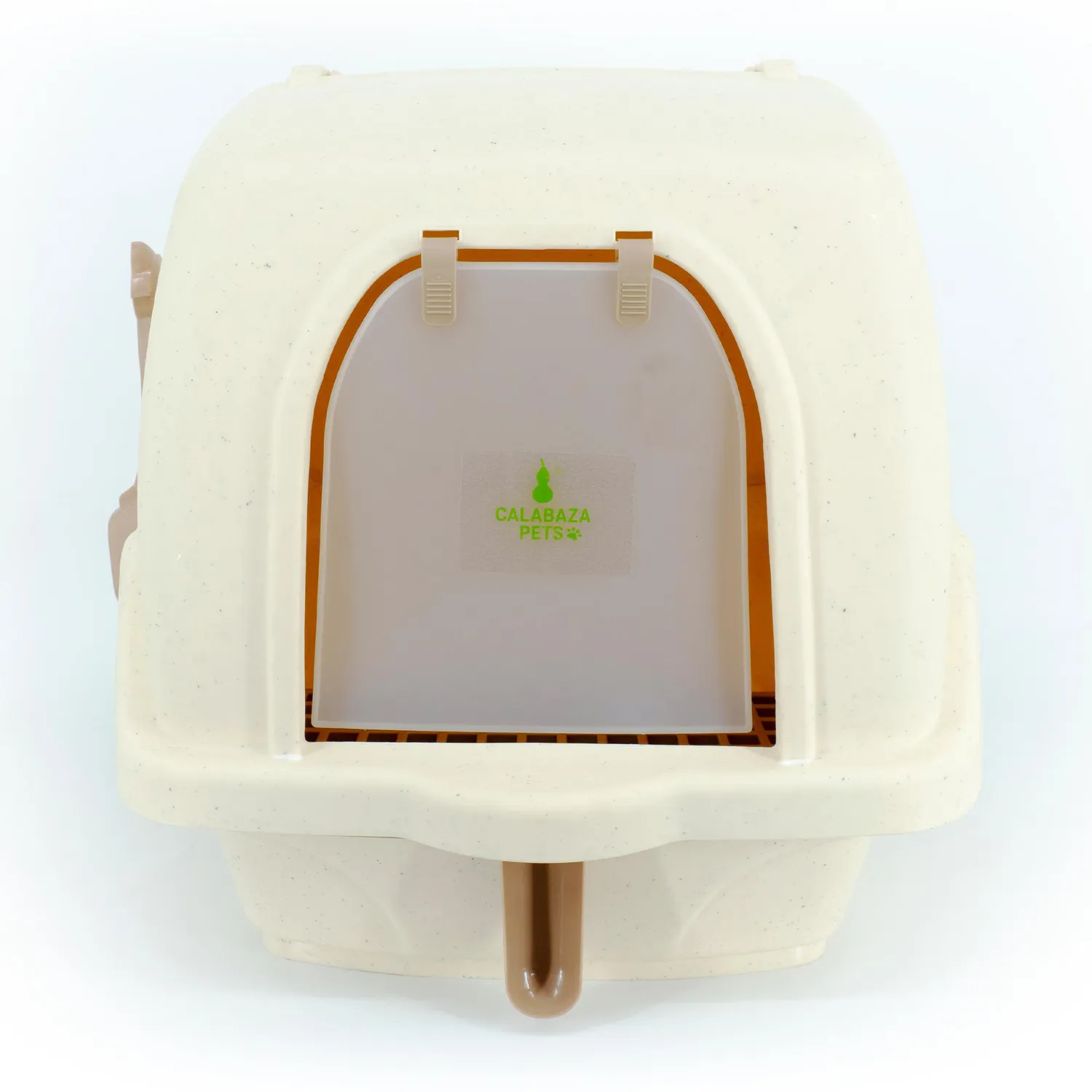 Arenera Sanitaria Para Gato De Lujo 54x38x40cm Calabaza Pets