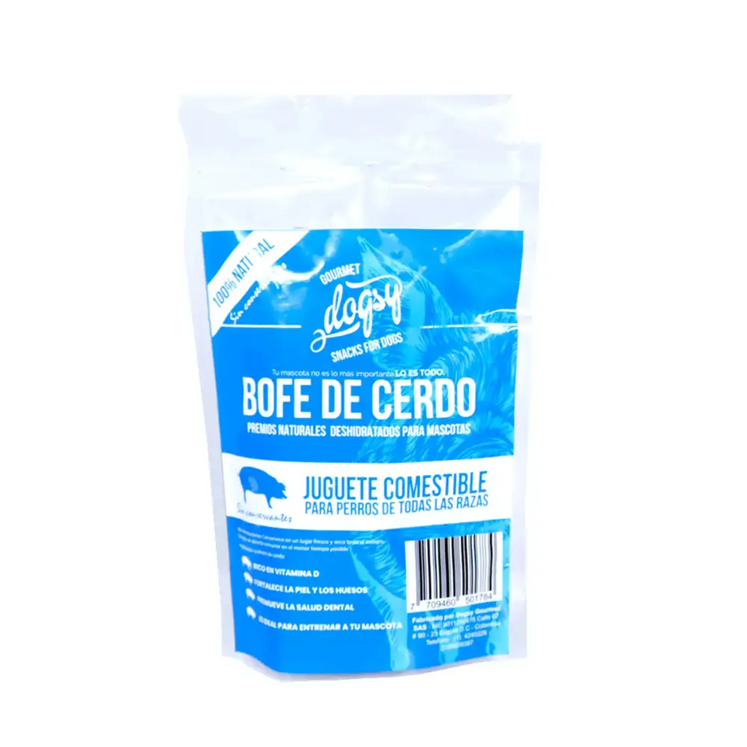 Comida Congelado Para Perro Snacks For Dogs Bofe De Cerdo 80gr