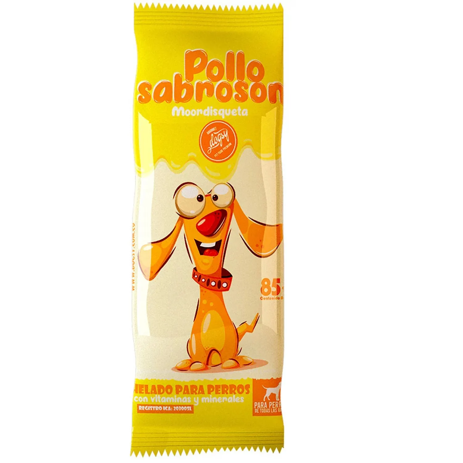 Comida Congelado Para Perro Dogsy Mordisqueta De Pollo 85gr