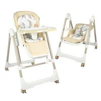 Silla Comedor para Bebe Infantil Premium Nido 2 en 1 Beige Bebesit