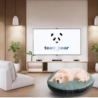 Cama Lavable Mascota Dona Unicolor Jade Liso