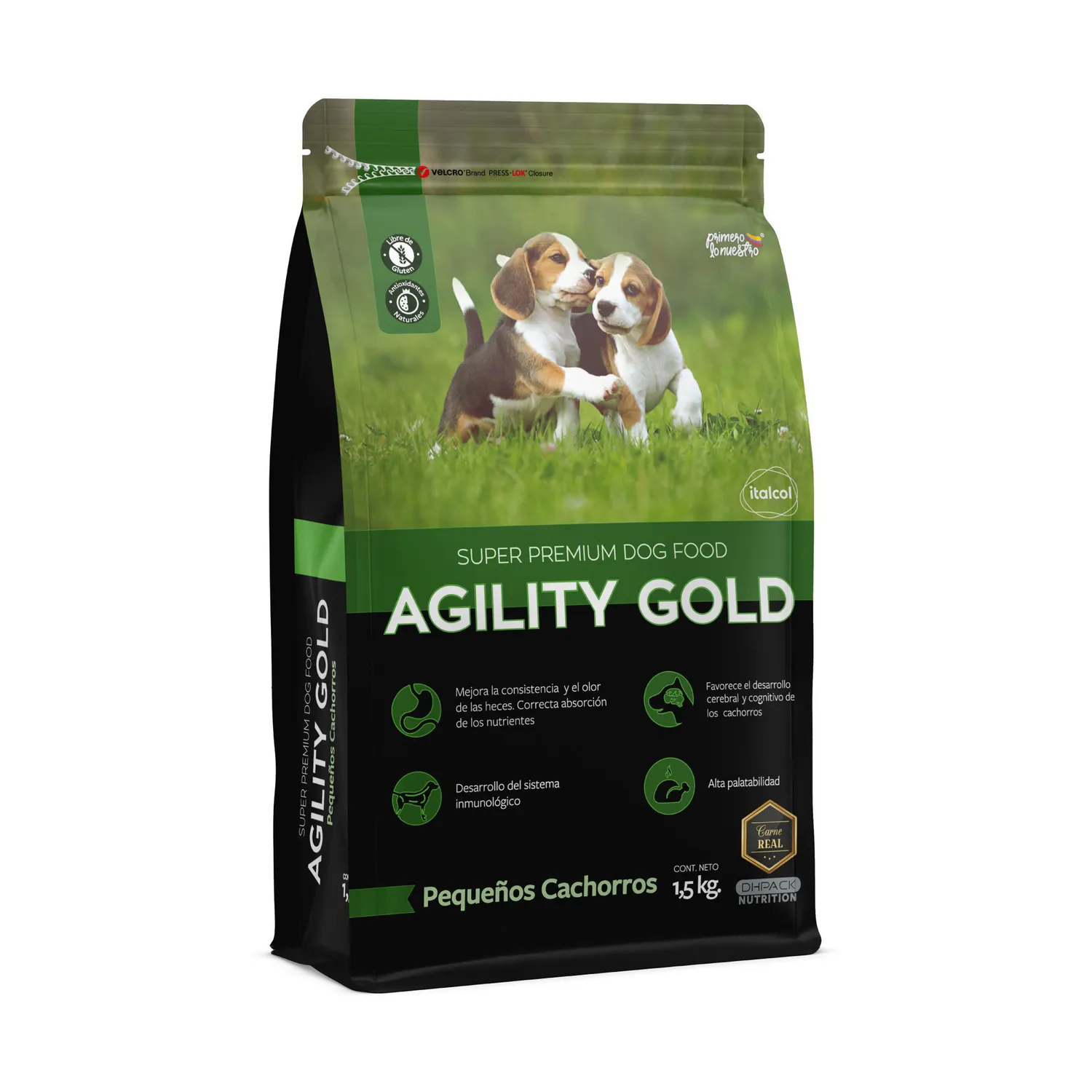 Comida Seca Para Perro Agility Gold Cachorros 1.5k