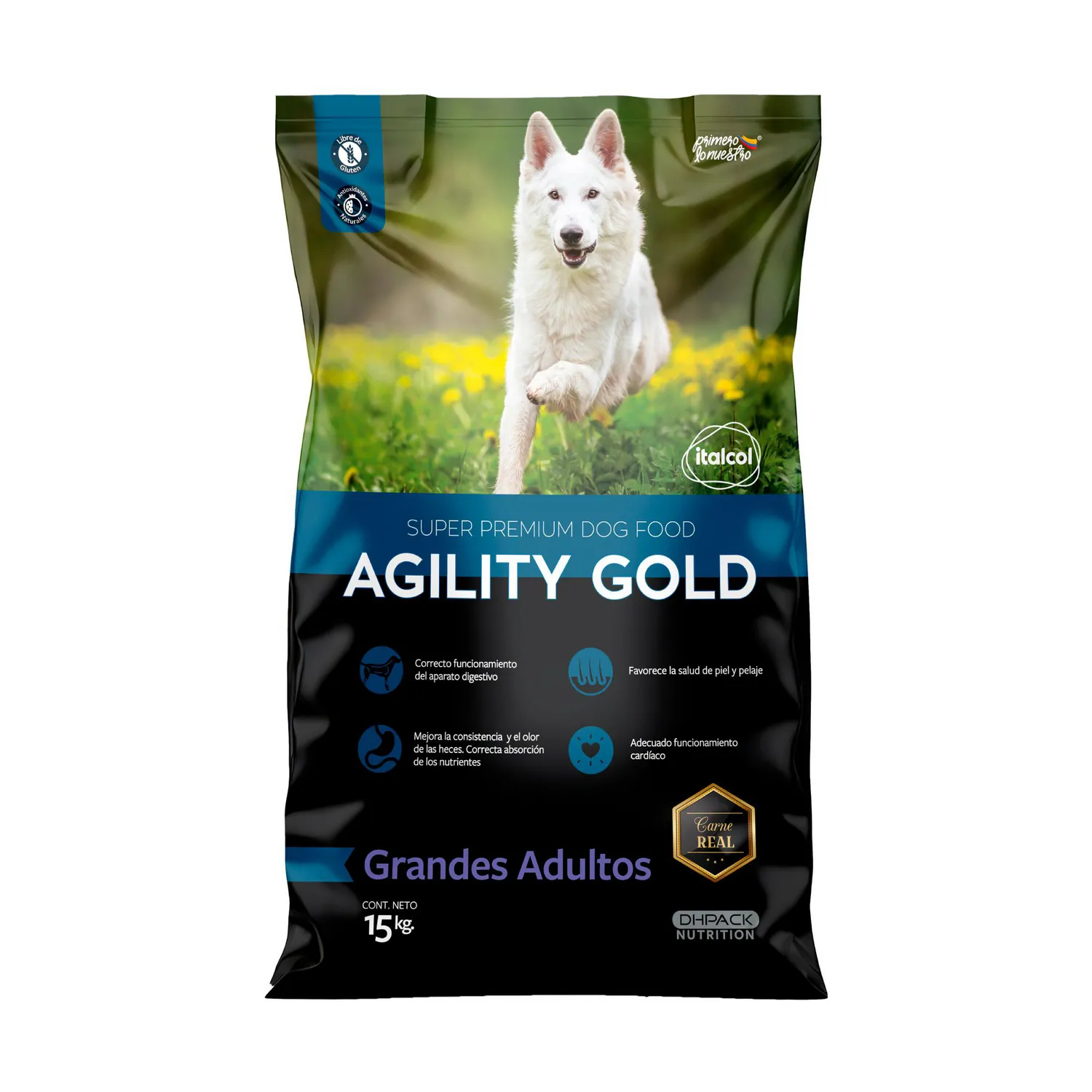 Comida Seca Para Perro Agility Gold Adultos 15k