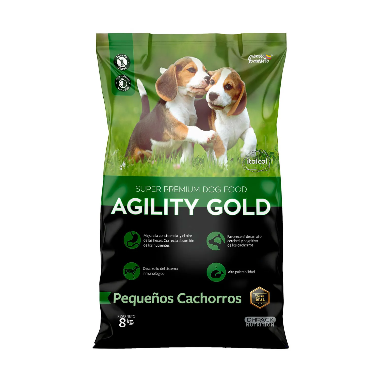 Comida Seca para Perro Agility Gold Cachorros 8kg