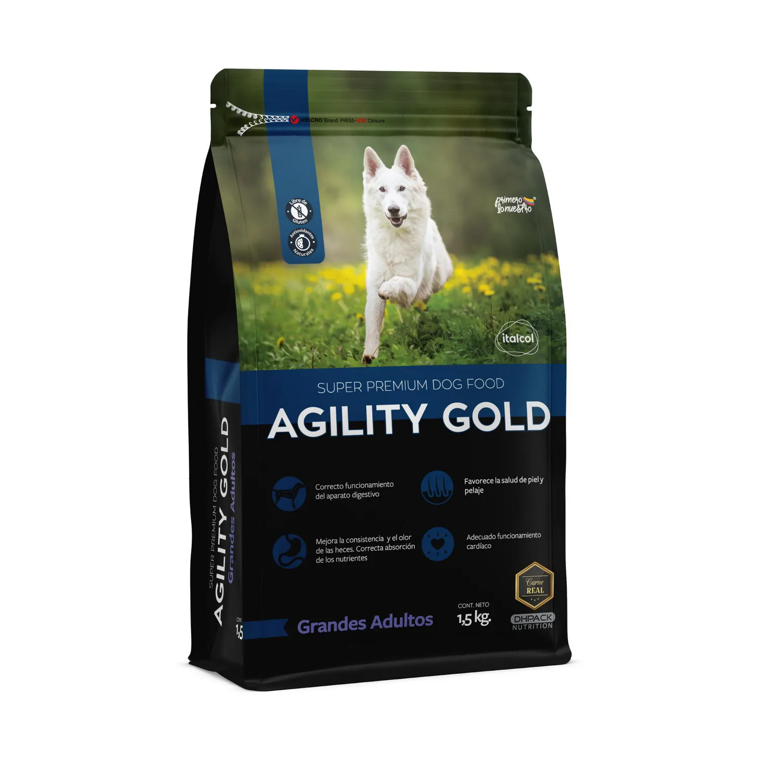 Comida Seca para Perro Agility Gold Adultos 1.5kg