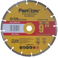 Disco Diamantado Turbo Pro 9 Pulgadas 230 mm Ferton