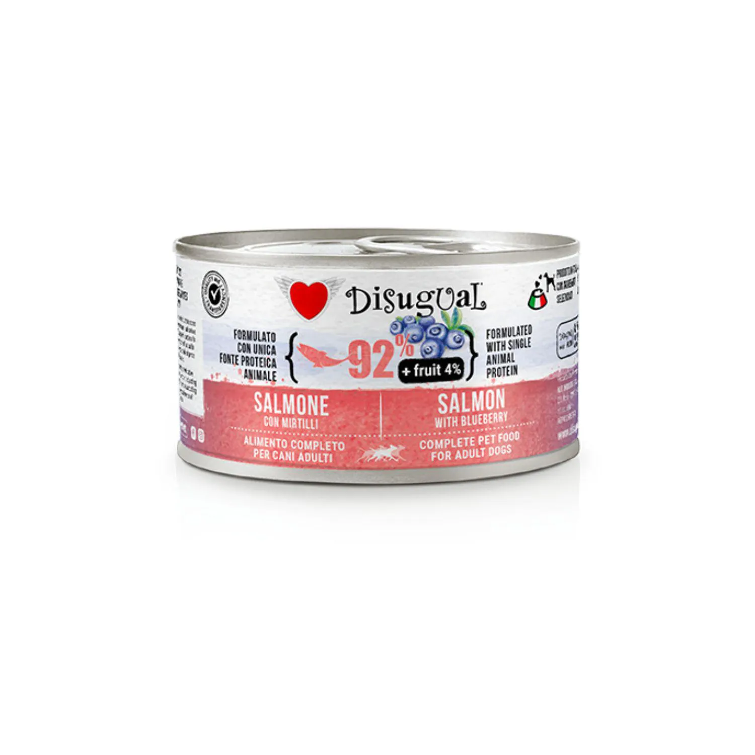 Disugual Dog Fruit Salmon Y Arandanos Lata Por