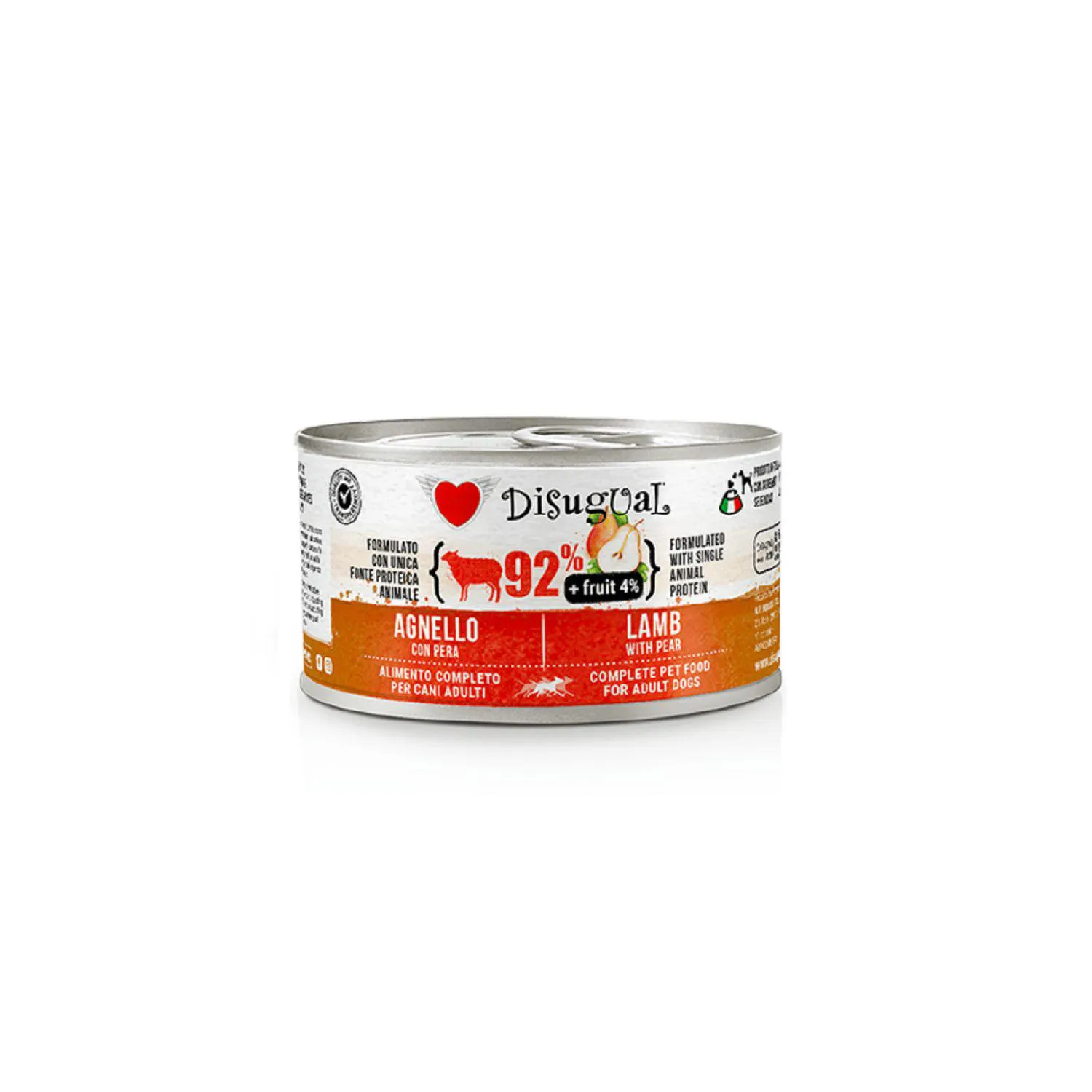 Disugual Dog Fruit Cordero Y Pera Lata Por 150